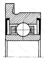 Подшипник  880300 размер 10x35x11 от производителя  ГПЗ-15