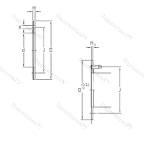 Подшипник скольжения PCMW 203601.5 M