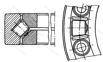 Модификация подшипника 2-76692/670 размер 670x900x103 от производителя  ГПЗ-1