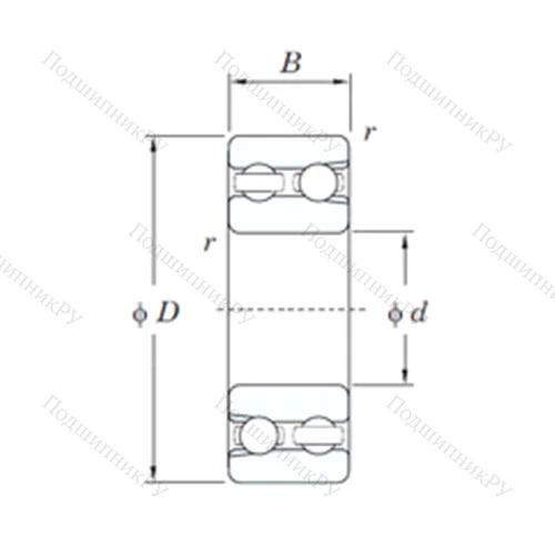 Подшипник шариковый радиальный