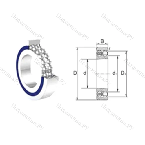 Подшипник шариковый радиальный самоцентрирующийся S 1203