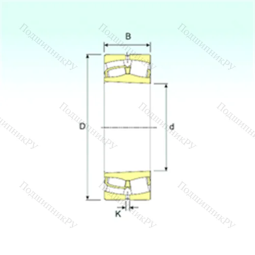 Подшипник роликовый радиальный самоцентрирующийся 21315 K от производителя  ISB