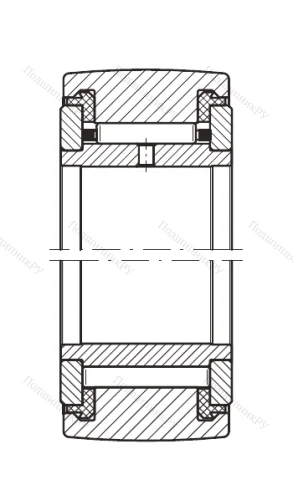 Игольчатый подшипник NATR 40 PP A от производителя  INA