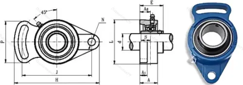 Подшипниковый узел UCFA 207 в Магнитогорске