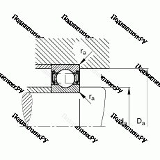 Подшипник 6306-2RSR