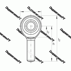 Подшипник GAKR 25-PW